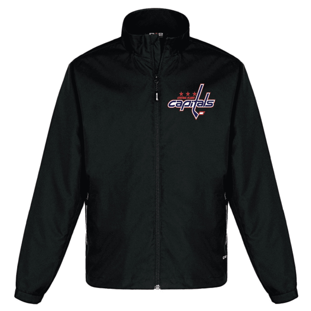 4170  Athletic Mesh Lined Track Jacket - Black