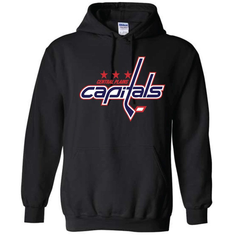 G185 Gildan Heavy Blend 8 oz., 50/50 Hooded Sweatshirt - Black